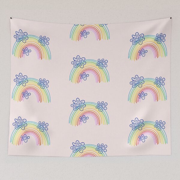 Item preview, Squiggly Line Rainbow designed and sold by alexa-jayne.