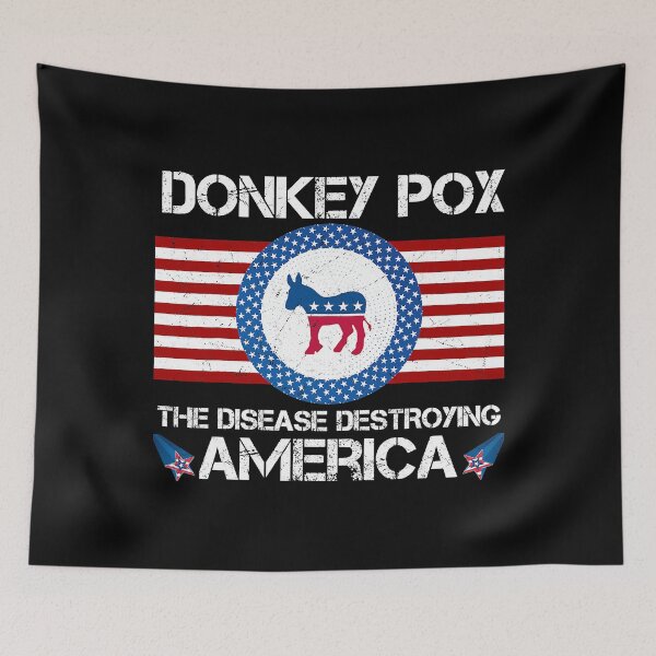 Item preview, Donkey Pox The Disease Destroying America designed and sold by GunillaBlau.