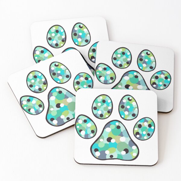Item preview, Polka Dot Puppy Paw designed and sold by Nikki Johnson.