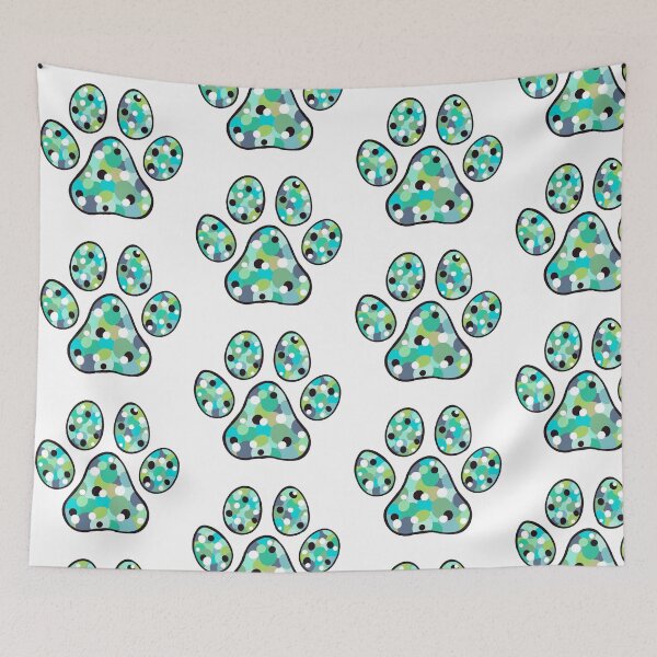 Item preview, Polka Dot Puppy Paw designed and sold by Nikki Johnson.