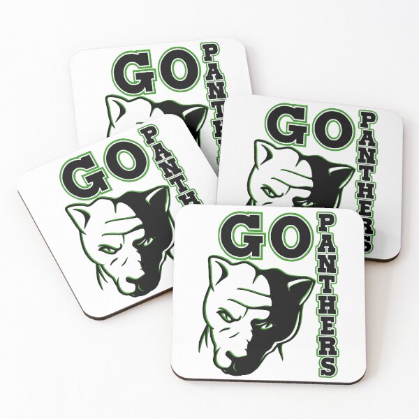 Item preview, Go Panthers Sports Team Spirit Design in Black and Green designed and sold by jamie Omahen.