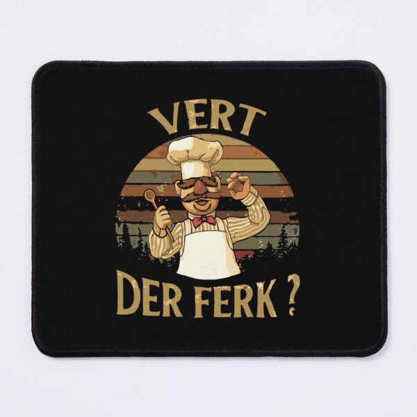 Item preview, Retro Vert Der Ferk Chef Gift Fan designed and sold by ManuelAlcala.