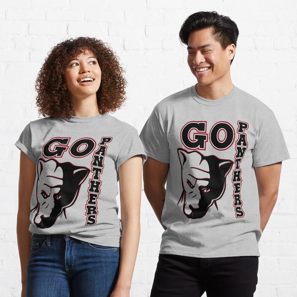 Go Panthers Sports Team Spirit Design in Black and Blue Kids T-Shirt for  Sale by Jamie Omahen