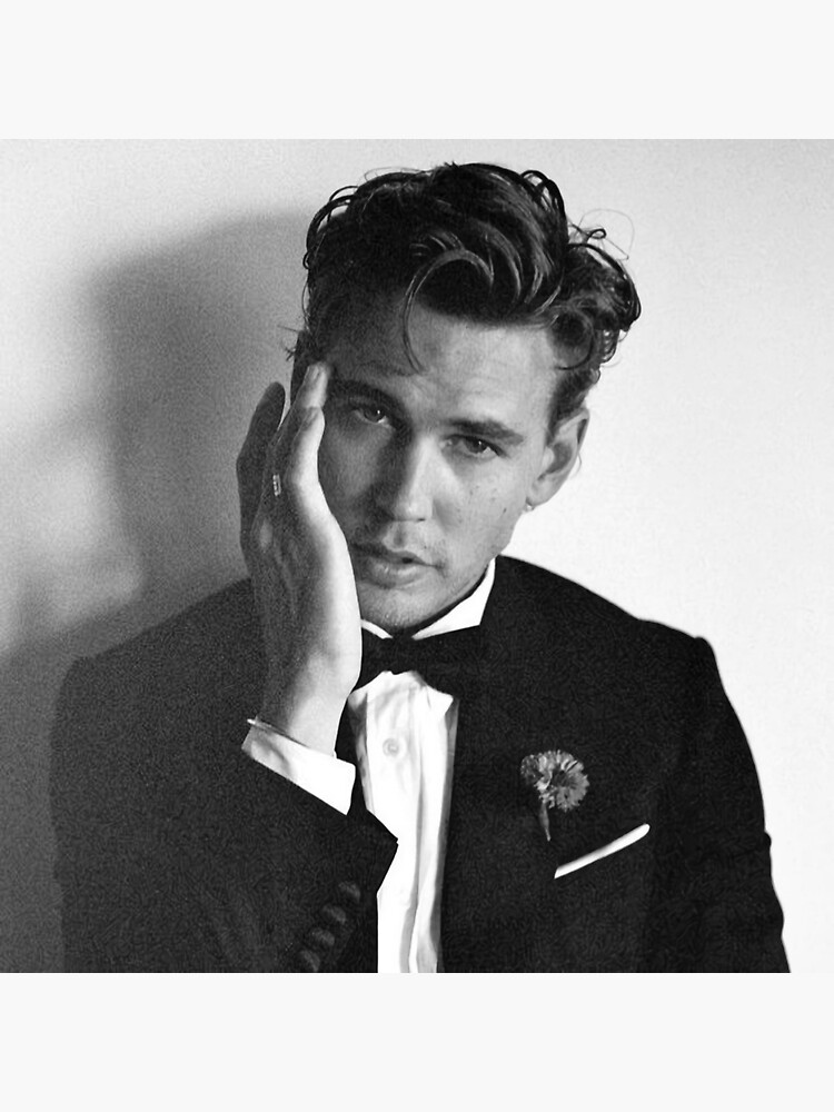 "austin Butler Elvis B&w" Poster For Sale By Lesliewiliams | Redbubble