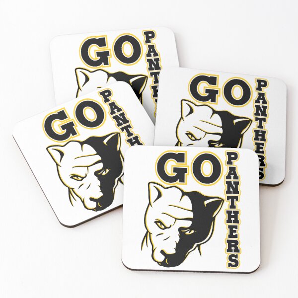 Item preview, Go Panthers Sports Team Spirit Design in Black and Gold designed and sold by jamie Omahen.