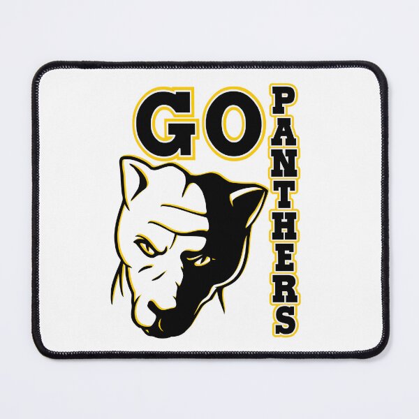 Item preview, Go Panthers Sports Team Spirit Design in Black and Gold designed and sold by jamie Omahen.