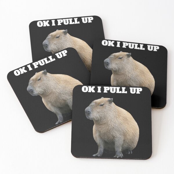 Artikelvorschau, Ok, ich ziehe Capybara hoch entworfen und verkauft von GunillaBlau.