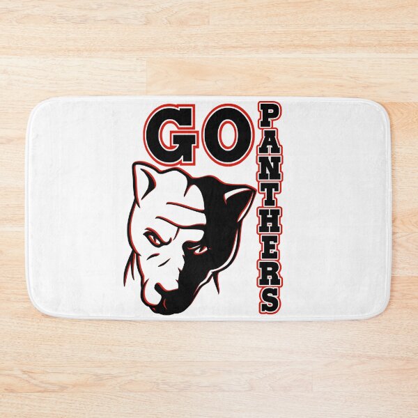 Item preview, Go Panthers Sports Team Spirit Design in Black and Red designed and sold by jamie Omahen.