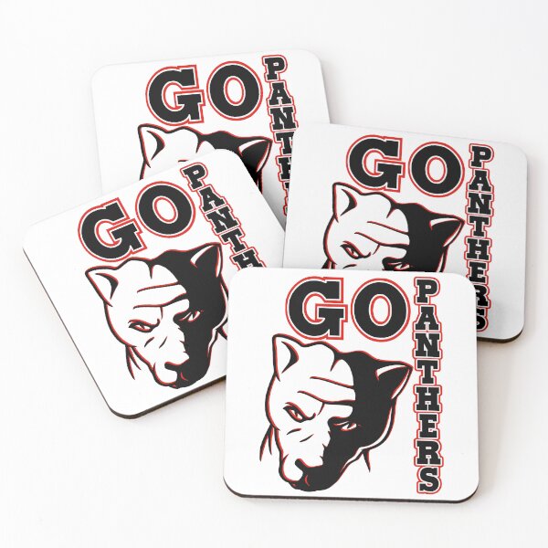 Item preview, Go Panthers Sports Team Spirit Design in Black and Red designed and sold by jamie Omahen.
