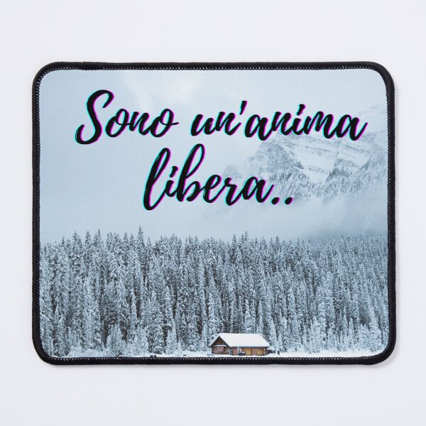 Item preview, I am a free soul - popular Italian quotes theme gifts designed and sold by RebelliousRosee.