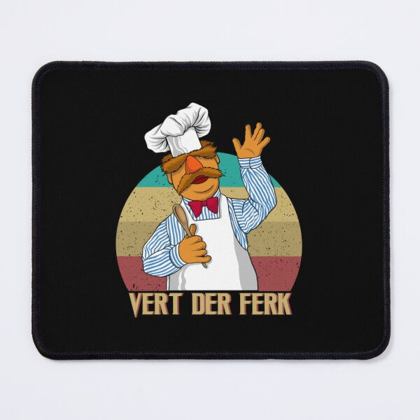 Item preview, Vert Der Ferk Chef Retro Gift Fan designed and sold by ManuelAlcala.