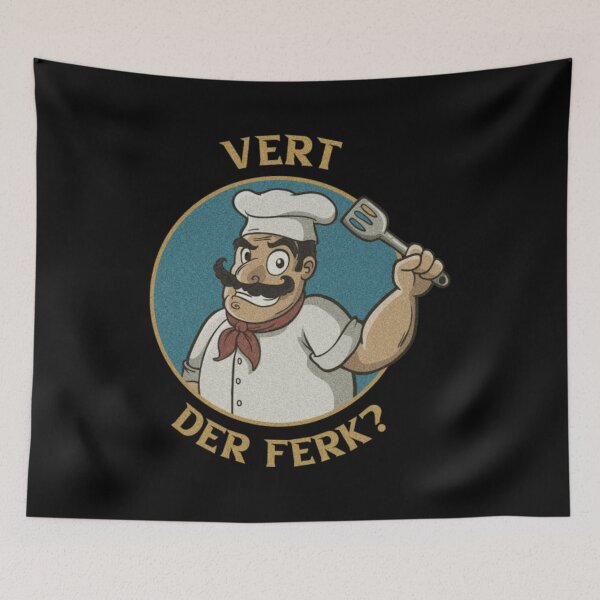 Item preview, Vert Der Ferk Chef Vintage Gift designed and sold by ManuelAlcala.