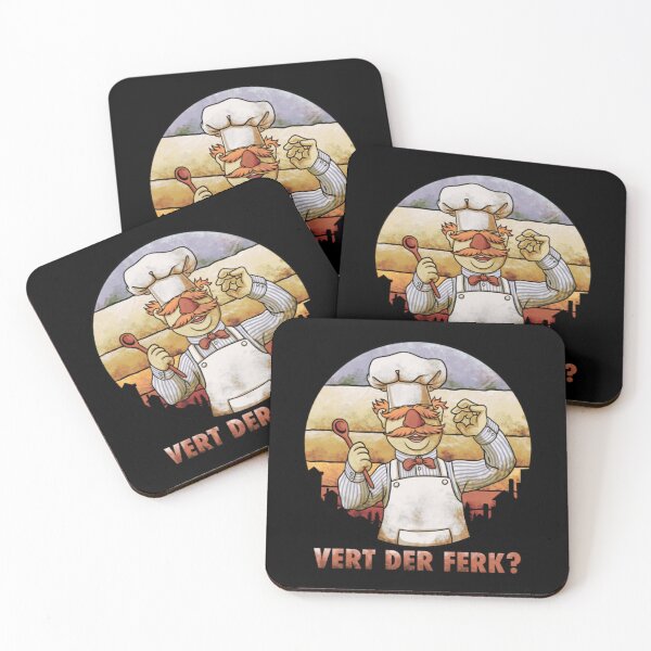 Item preview, Vert Der Ferk Chef Vintage Gift Fan designed and sold by ManuelAlcala.