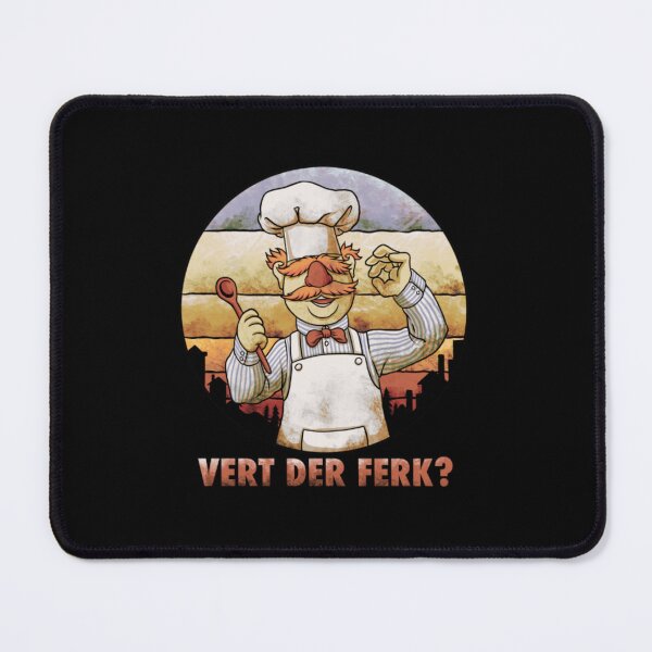 Item preview, Vert Der Ferk Chef Vintage Gift Fan designed and sold by ManuelAlcala.
