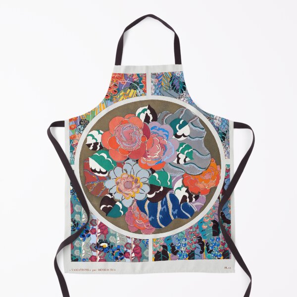 Item preview, Flower art deco pattern vintage designed and sold by PuzzleWuzzle.