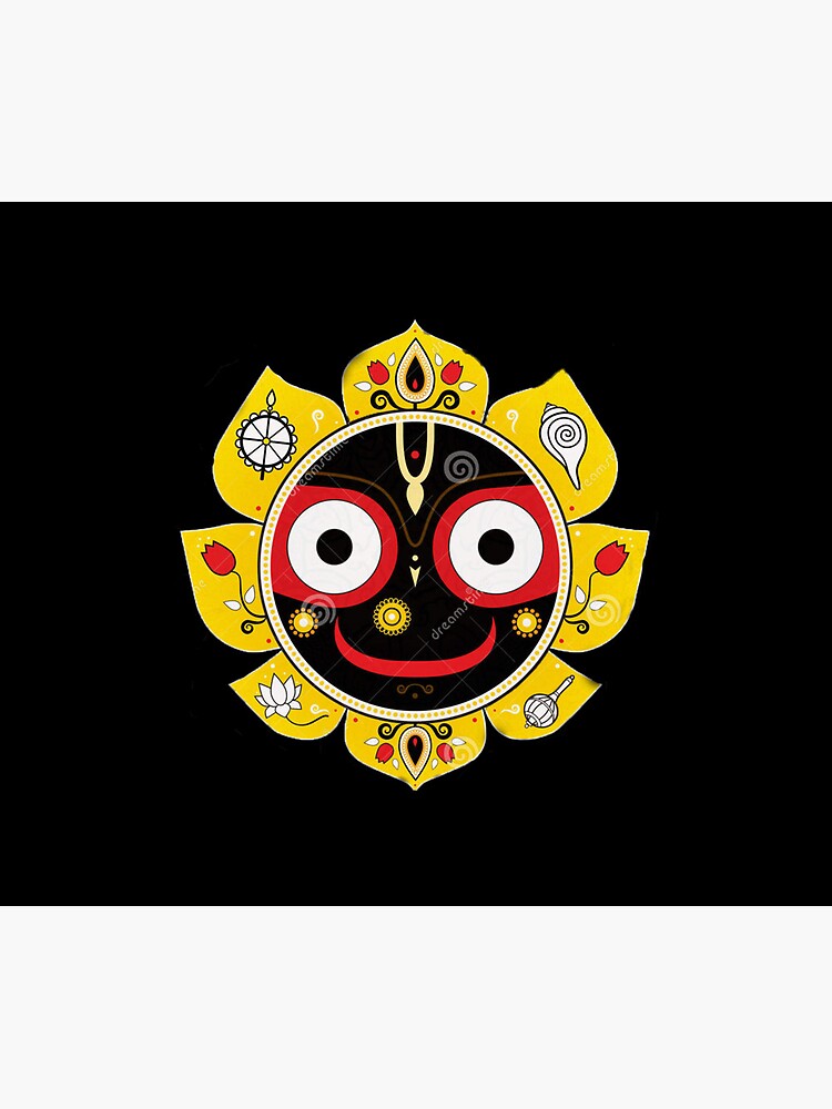 Japa Bag – lord Jagannath Face Green – Hare Krishna Das