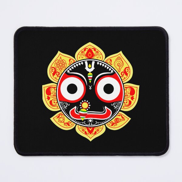 Item preview, Jagannath the lord of universe in Hinduism. Treditional art style of India known as pattachitra designed and sold by LittleYorkshire.