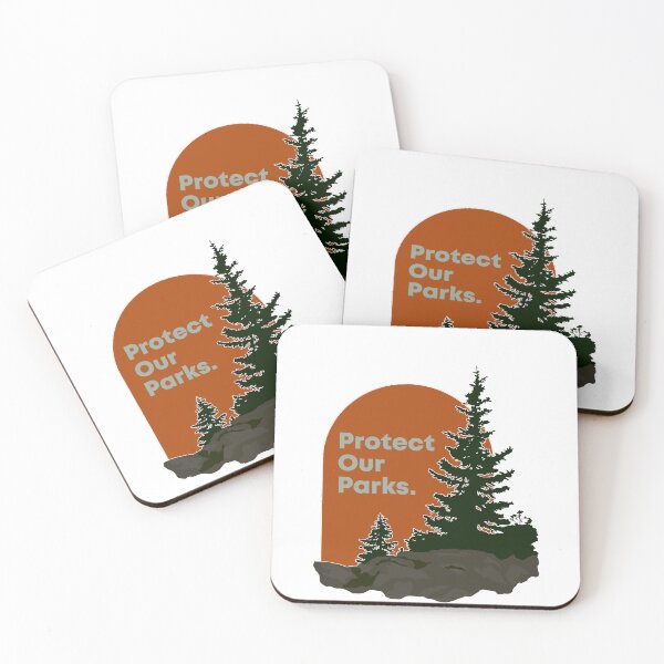 Item preview, Protect Our Parks Forest Quote designed and sold by itsabbydoodles.