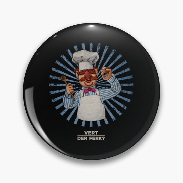 Item preview, Cute Funny Swedish Chef Knife Vert Der Ferk Gift Fan designed and sold by ManuelAlcala.