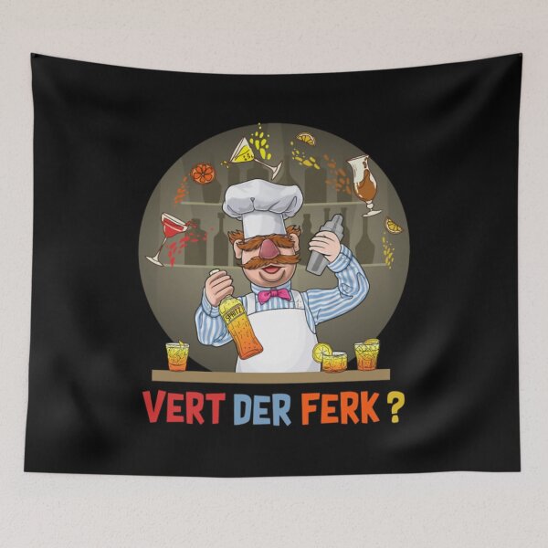 Item preview, Vert Der Ferk meme funny gift fan designed and sold by ManuelAlcala.