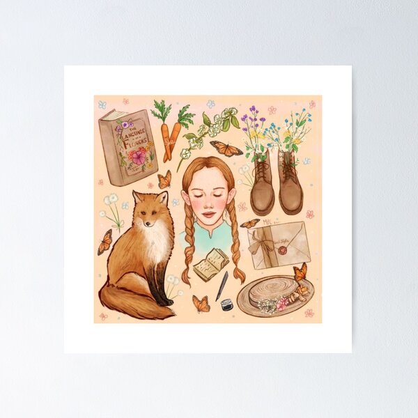 Item preview, Anne Of Green Gables Doddle Art designed and sold by LunaticArtWork.