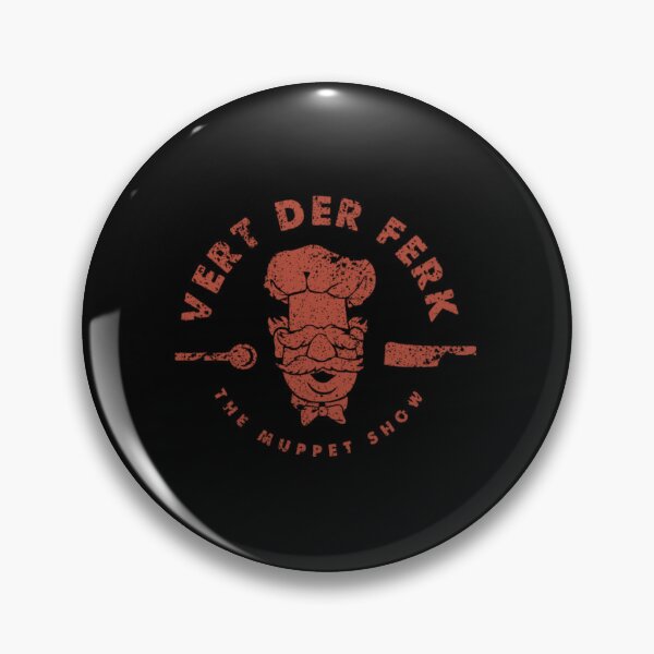 Item preview, Swedish Chef Knife Vert Der Ferk red distressed designed and sold by ManuelAlcala.