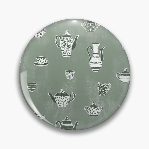 Item preview, Sage Green Tea Party designed and sold by Carolina Diaz.