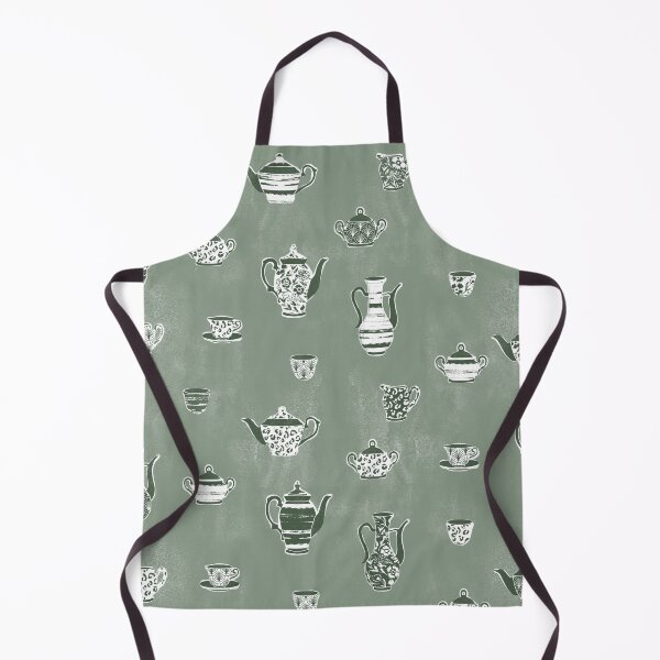 Item preview, Sage Green Tea Party designed and sold by Carolina Diaz.