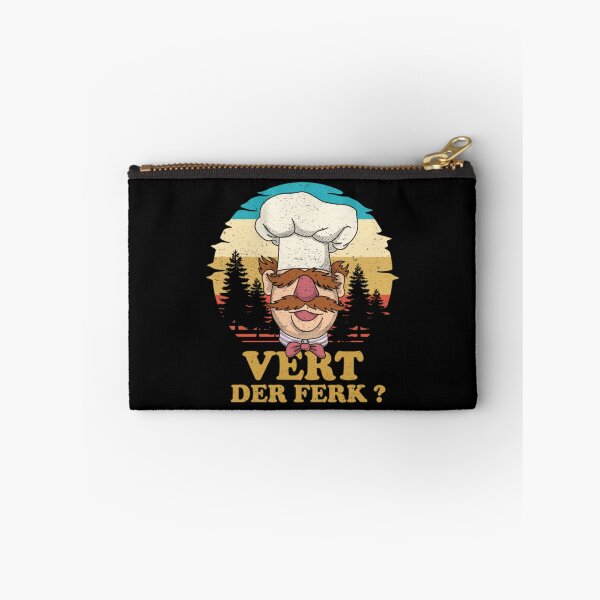 Item preview, Swedish Chef Knife Vert Der Ferk Retro Gift Fan designed and sold by ManuelAlcala.