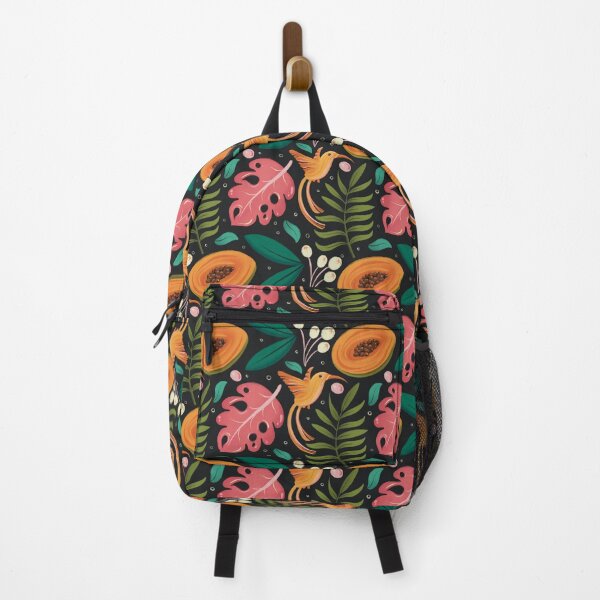 Item preview, Papaya Jungle Pattern designed and sold by Kaela Soltoff.