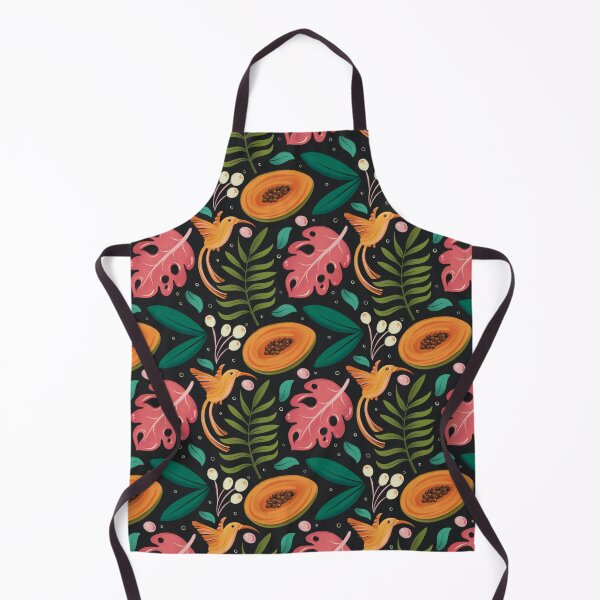 Item preview, Papaya Jungle Pattern designed and sold by Kaela Soltoff.