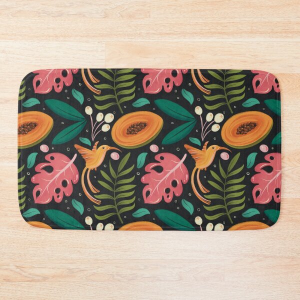 Item preview, Papaya Jungle Pattern designed and sold by Kaela Soltoff.