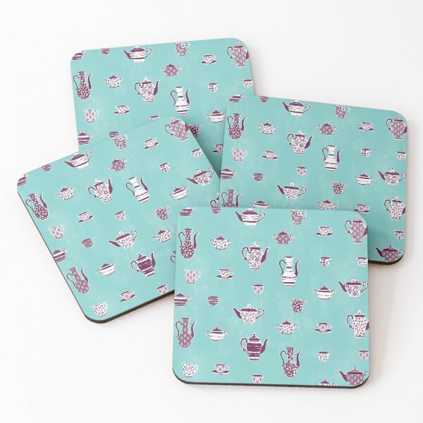Item preview, Turquoise Tea Party designed and sold by Carolina Diaz.