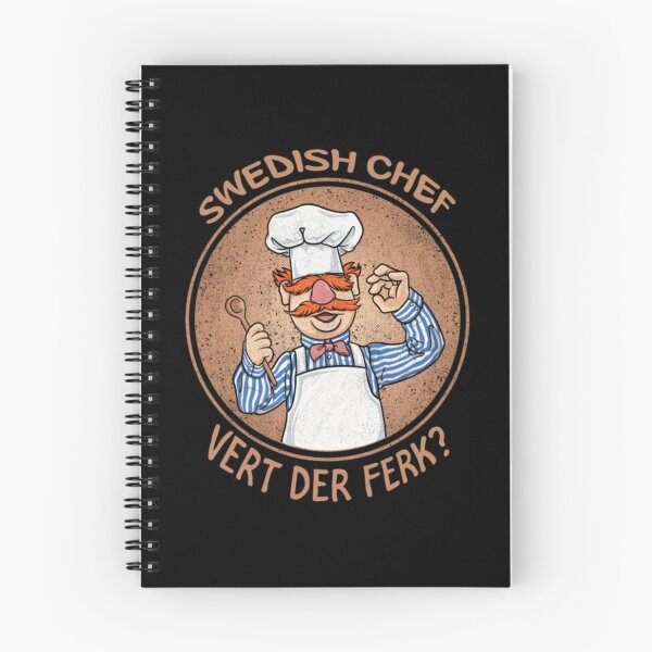 Item preview, Vert Der Ferk swedish chef art gift designed and sold by ManuelAlcala.