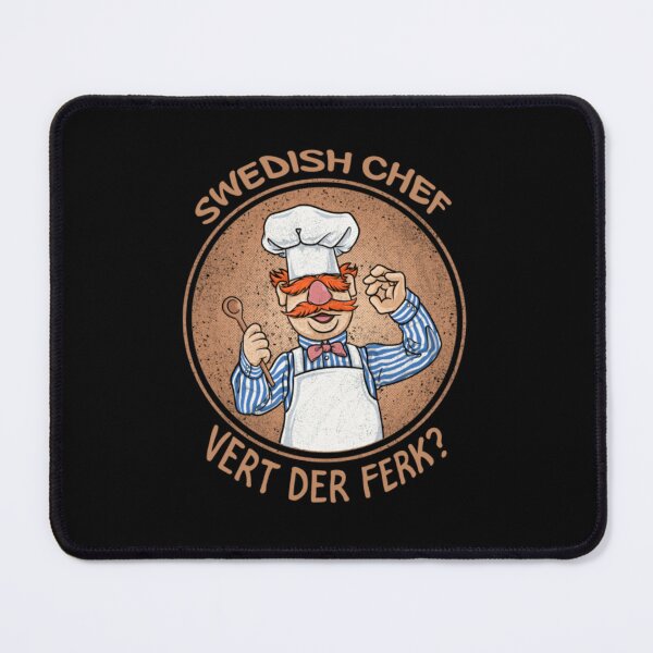 Item preview, Vert Der Ferk swedish chef art gift designed and sold by ManuelAlcala.
