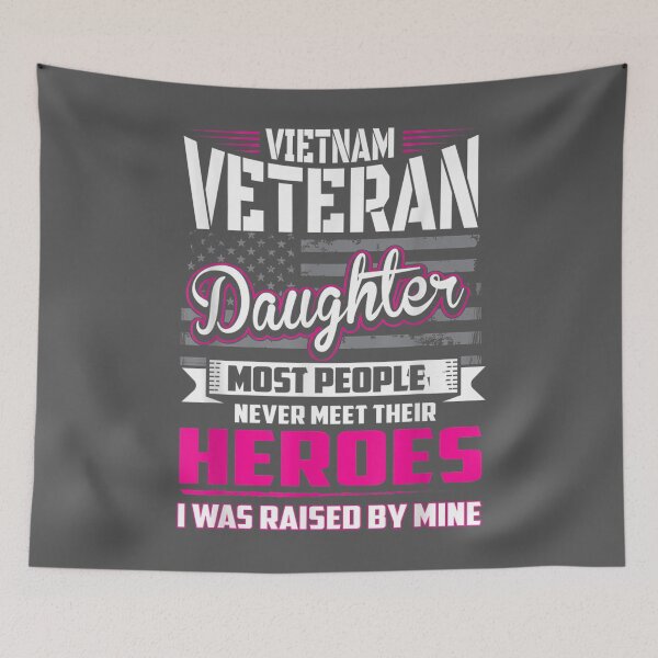 Item preview, Vietnam Veteran Daughter Raised By My Hero designed and sold by ridiqeqi.