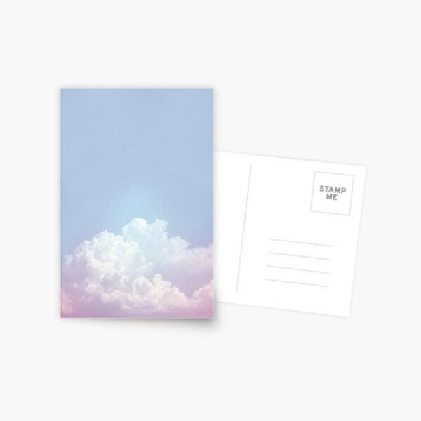 Dreamy Cotton Blue Sky Postcard
