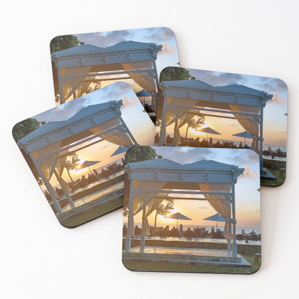 Item preview, Sunset at Bali Garden BeachResort, Kuta, Indonesia designed and sold by Kirsten Covington.