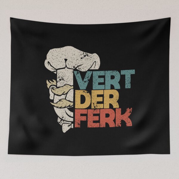 Item preview, Swedish Chef Knife Vert Der Ferk swedish cheff retro designed and sold by ManuelAlcala.