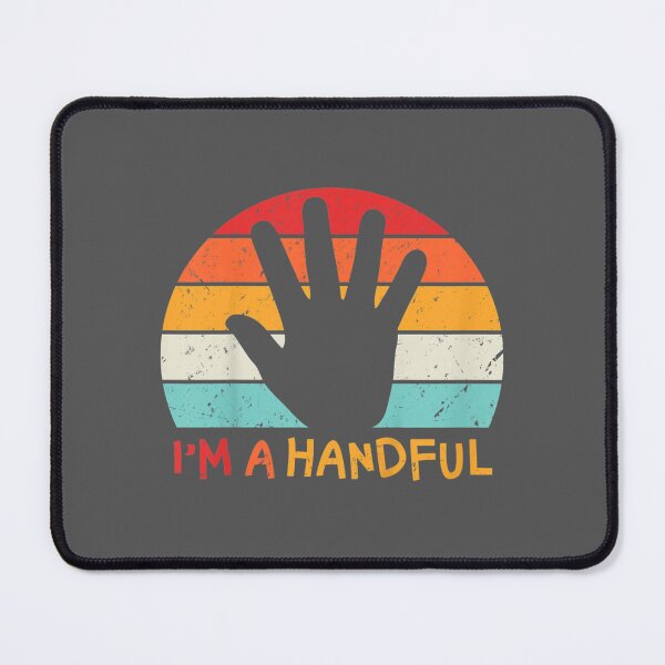 Item preview, I'm a Handful Five Year Old Vintage 5th Birthday Youth designed and sold by ridiqeqi.