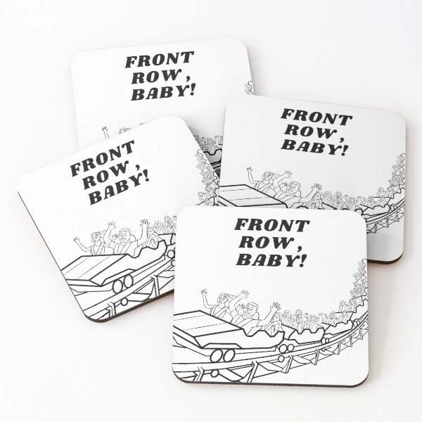 Item preview, Front Row, Baby! Fun Rollercoaster design designed and sold by PoppysPrintings.