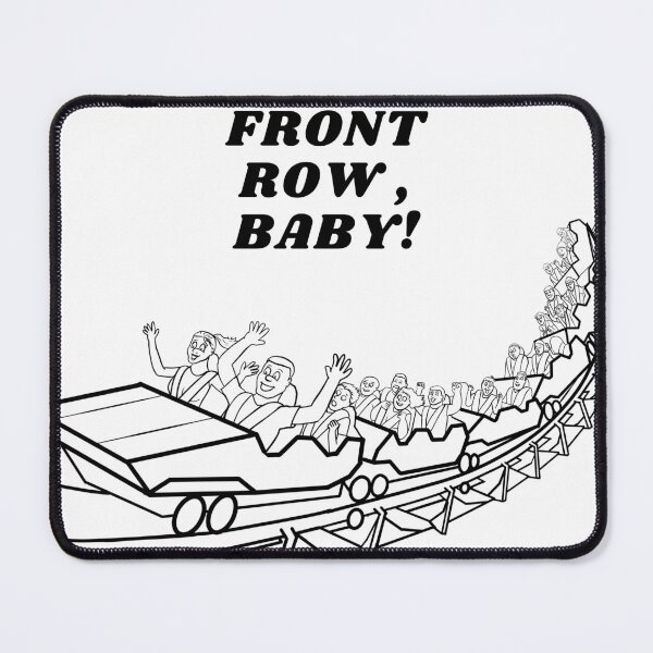 Item preview, Front Row, Baby! Fun Rollercoaster design designed and sold by PoppysPrintings.