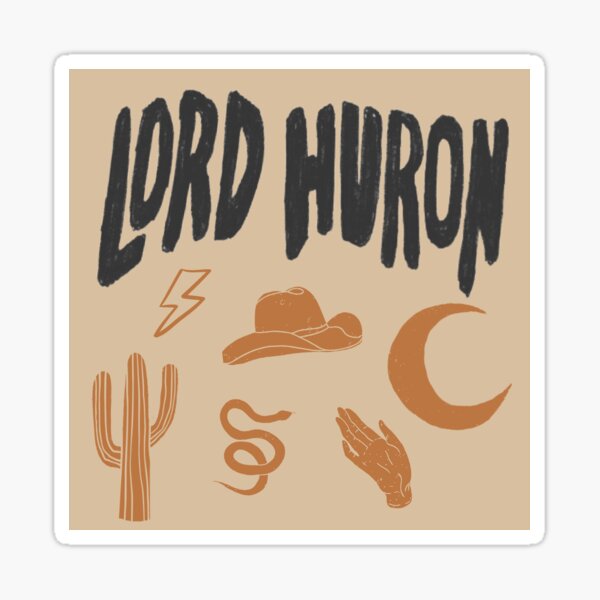 "Lord Huron" Sticker for Sale by brittanythebee Redbubble