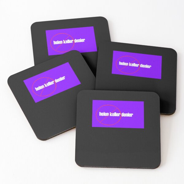 Item preview, hellen keller denier Sticker designed and sold by Lemed36tea.