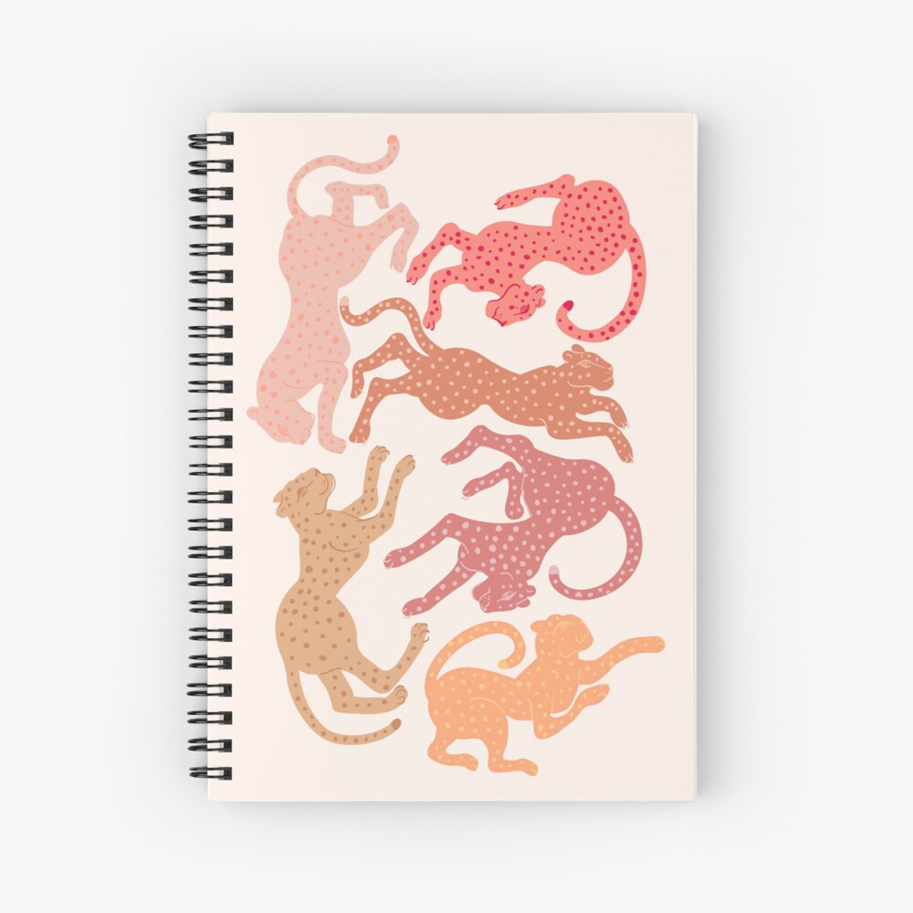 "Neutral Leopard Print" Spiral Notebook for Sale by alexajayne Redbubble