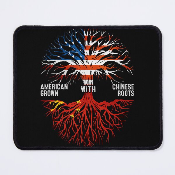 Item preview, American Grown With Chinese Roots China Flag designed and sold by MoHaCo.