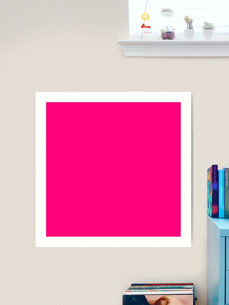 Bright Pink Poster for Sale by SolidColors