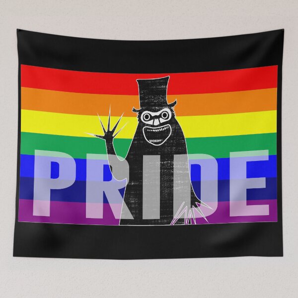 Item preview, Babadook LGBTQ Pride Mascot designed and sold by azvinylworks.