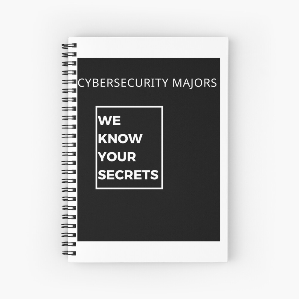 Cybersecurity Merch & Stuff Spiral Notebook