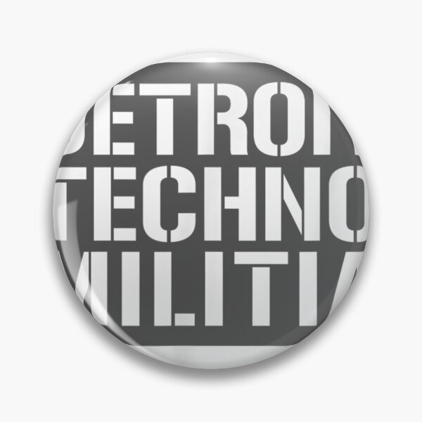 Item preview, Detroit Techno Militia Classic Size Logo designed and sold by ridiqeqi.